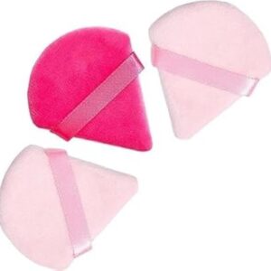 generic 3piece triangular synthetic makeup sponge set multicolor foundation powder blusher applicat 20.98